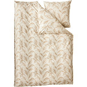 Mikrofiber sengetøj 140x200 cm - guld blade