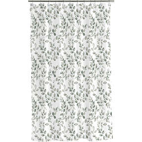 Salling badeforhæng - grønne blade