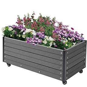 Højbed inkl. hjul 36x50x90 cm - Komposit