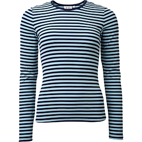 VRS dame ribtop str. L - blå