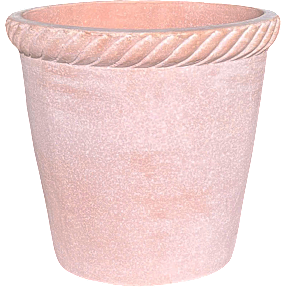 Tolentino lerkrukke - lyserød - Ø: 16 x H: 14 cm