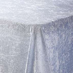 Nervøs velour dug - lyseblå