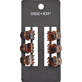 CBYH dame hårklemmer  - brun