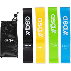 ASG træningselastikker 4-pak