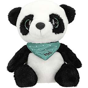 Snukis Piet pandabamse 18 cm - sort/hvid