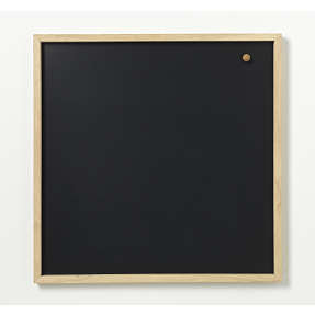 Naga magnetisk kridttavle med fyrretræs ramme