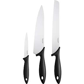 Fiskars Essential knivsæt (3 dele)