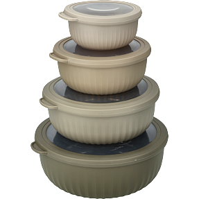 Salling skålesæt m/låg - lav (4 dele)