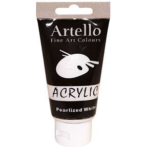 Artello akrylmaling 75 ml - Pearlized White