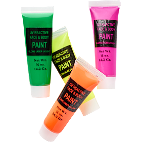 Halloween UV læbestift i neon farver - flere varianter - assorteret