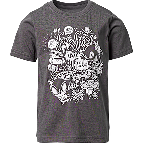 Sonic T-shirt str. 98/104 - grå