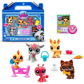 Littlest pet shop bondegårdsvenner 5-pak