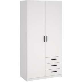 Sprint garderobeskab - hvid