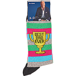 Mads Christensen herre strømper str. onesize - multifarvet