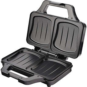 Salling toastmaskine - sølvfarvet/sort