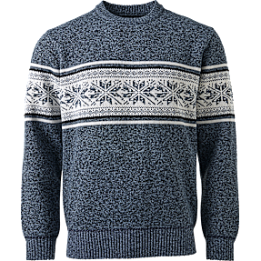 VRS herre strik str. M - blå