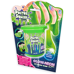 Doctor Squish Glow In The Dark slim - grøn