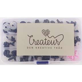 Createur bamseøjne og -næser