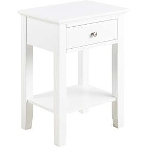 Linnea natbord - hvid