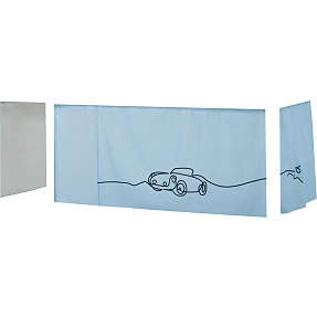 Hoppekids Cars forhæng til halvhøj- og køjeseng 90x200 cm