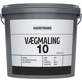 Handymand vægmaling silkemat 10 5 liter - hvid