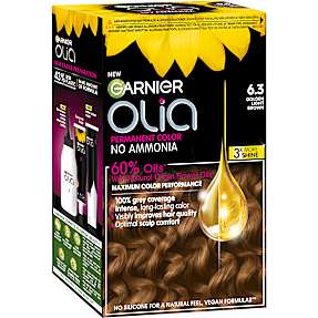 Permanent hårfarve 6.3 Golden Light Brown m. blomsterolie u. ammoniak