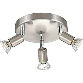 Mini spotrondel - børstet stål