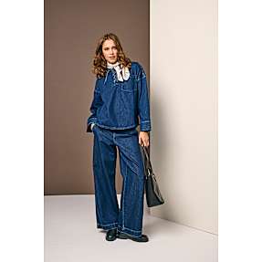 VRS dame bukser str. L - blå