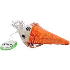 Fodbold med 4 træningskegler