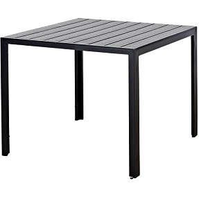 Carlton havebord 90x90 cm - sort