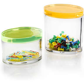 Neon Living ovale krukker med låg