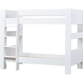 Hoppekids PURE køjeseng 90x200 cm - hvid