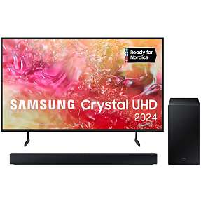 Samsung 75" TV TU75DU7105KXXC + HW-C440 soundbar