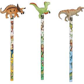 Dino World blyant med dino top