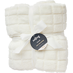 Salling Trend soft plaid - hvid