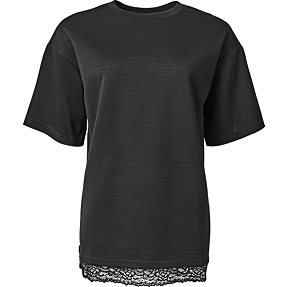 VRS dame T-shirt str. XL - sort