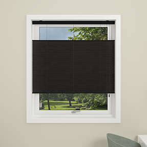 DEBEL Touch Split plisségardin 140 x 160cm - sort
