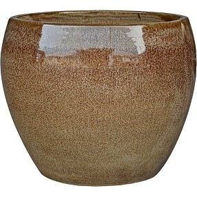 Messina krukke - cappuccino - Ø: 19 x H: 17 cm