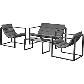Sheffield loungesæt - antracit