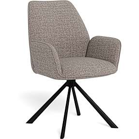 Glenda spisebordsstol - lys gråbrun