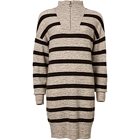 VRS dame strikkjole str. L - brun