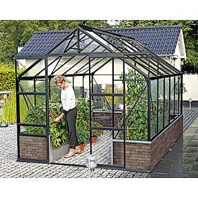 Cassandra 9900 drivhus inkl. cresting - sort