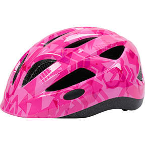 CSI cykelhjelm - pink mønster