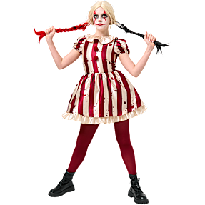 Halloween klovne kjole kostume str. 180