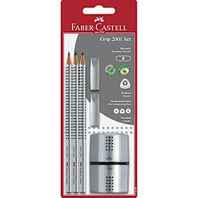 Faber-Castell grip blyantsæt med 6 dele