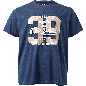 VRS herre T-shirt str. 6XL - mørkeblå