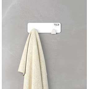 T&B knagerække - hvid