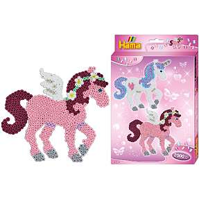 Hama midi ophængsæske - Fantasy heste