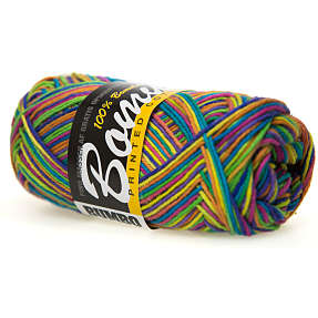 BUMBO Bomuldsgarn print - Regnbue 1501