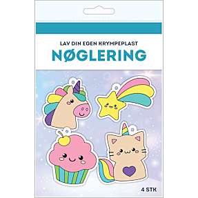 Krympeplast nøgleringe